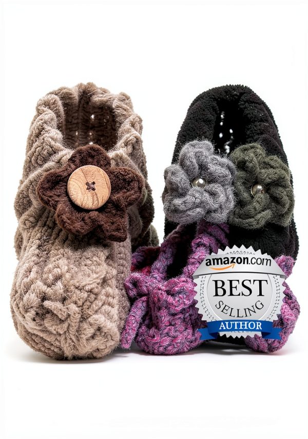 Easy To Crochet 2 Hour Slippers Pattern Book by Easy To Crochet-0