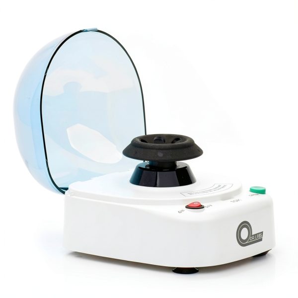 Mini Centrifuge Qor Labs 10,000 RPM 6‑Place Tube & 16‑Place PCR Rotors-2