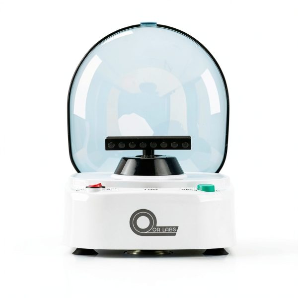Mini Centrifuge Qor Labs 10,000 RPM 6‑Place Tube & 16‑Place PCR Rotors-5