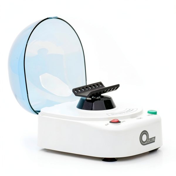 Mini Centrifuge Qor Labs 10,000 RPM 6‑Place Tube & 16‑Place PCR Rotors-3